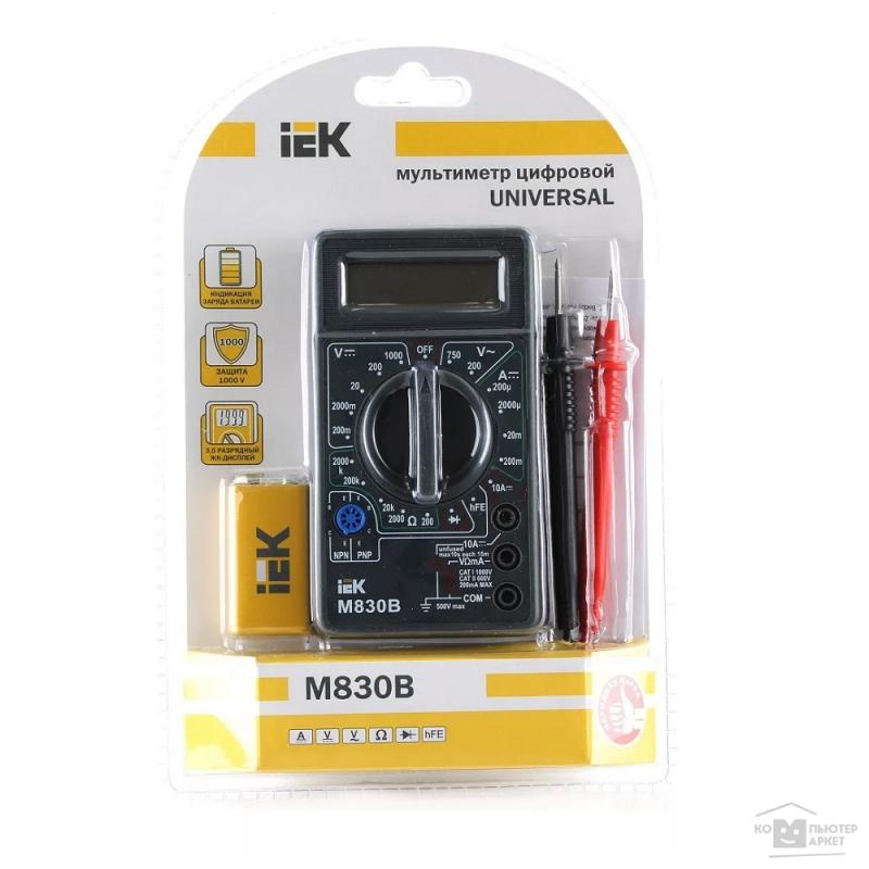 IEK Мультиметр цифровой Universal M830B TMD-2B-830, F000131